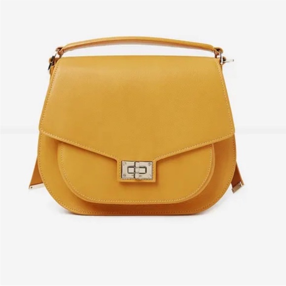 The Kooples saddle bag tan leather NWOT - Picture 2 of 16